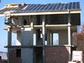 Thermal insulation and waterproof membrane being installed on chalets 1 and 2. Soon we will start installing the roof tiles on these chalets.